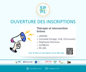 inscriptions therapie et intervention breves SPPL UNI